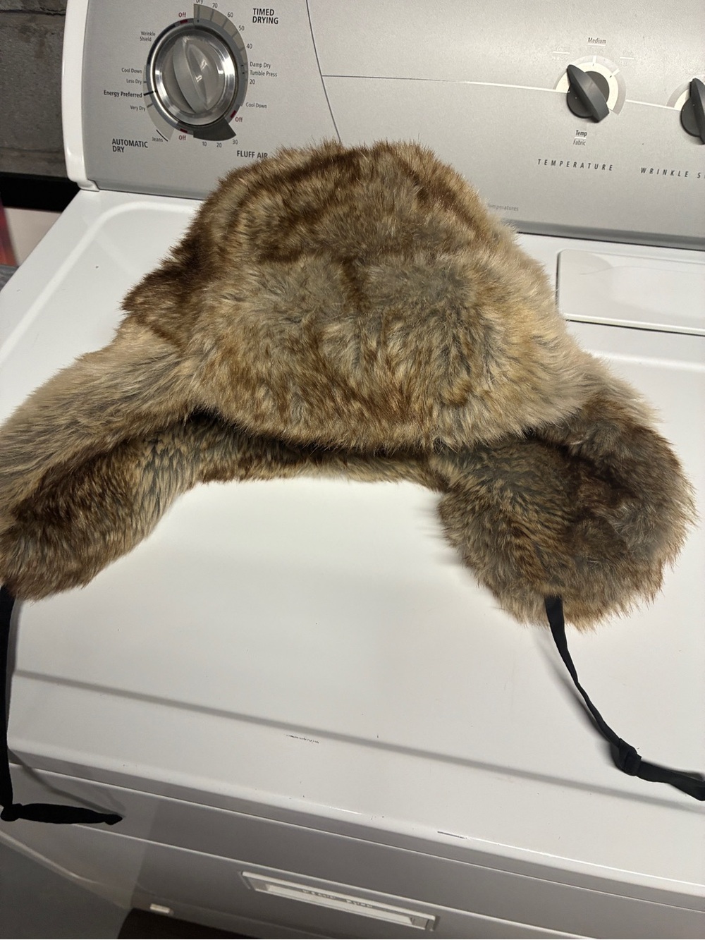 Adult Fur Trapper Hat - Brown